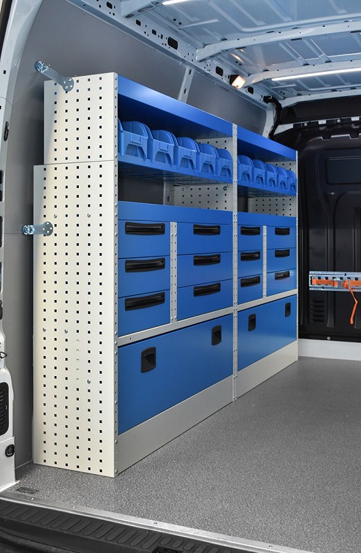 Interstar2023 con cassetti metallici e ripiani vari Syncro Ultra Friuli