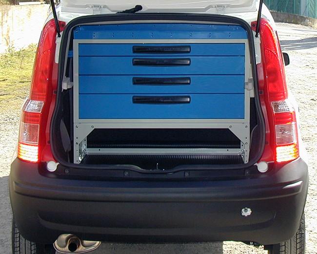 Fiat Panda con arredi Syncro Friuli