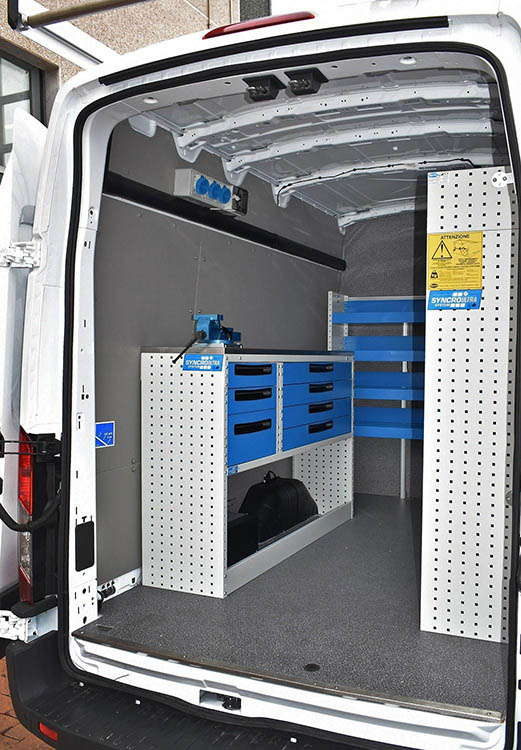 banco da lavoro per furgone da Syncro Friuli