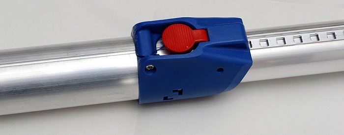 Dettaglio pulsante nuova barra fermacarico Syncro Friuli