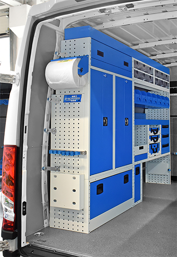 armadietti per furgoni da Syncro Friuli