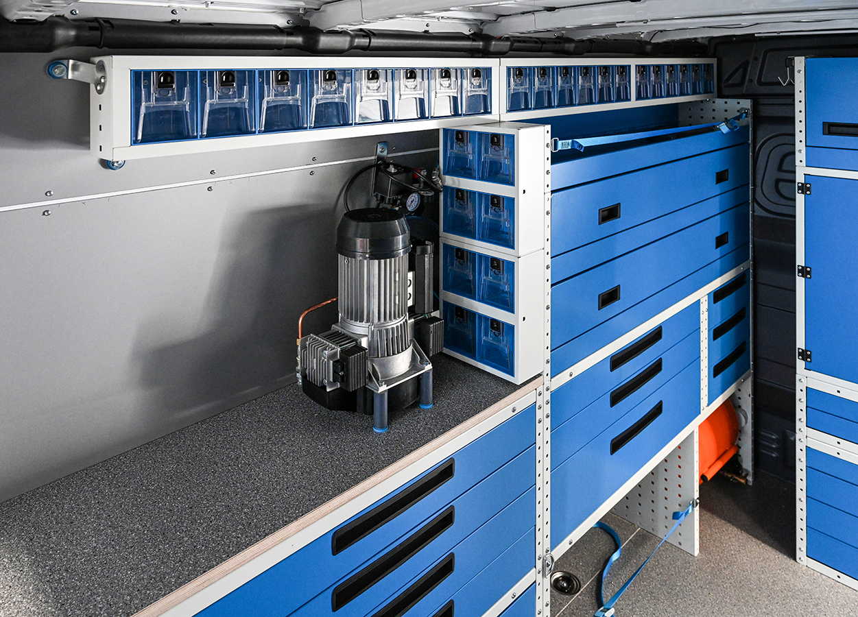 Banco di lavoro per furgone Syncro Friuli