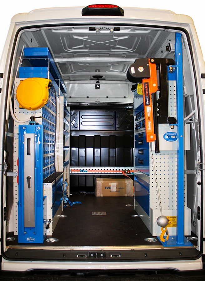 Syncro Friuli presenta la gru per furgoni