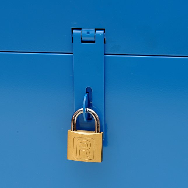 BAULE per furgoni dettaglio cerniera per lucchetto Syncro Friuli