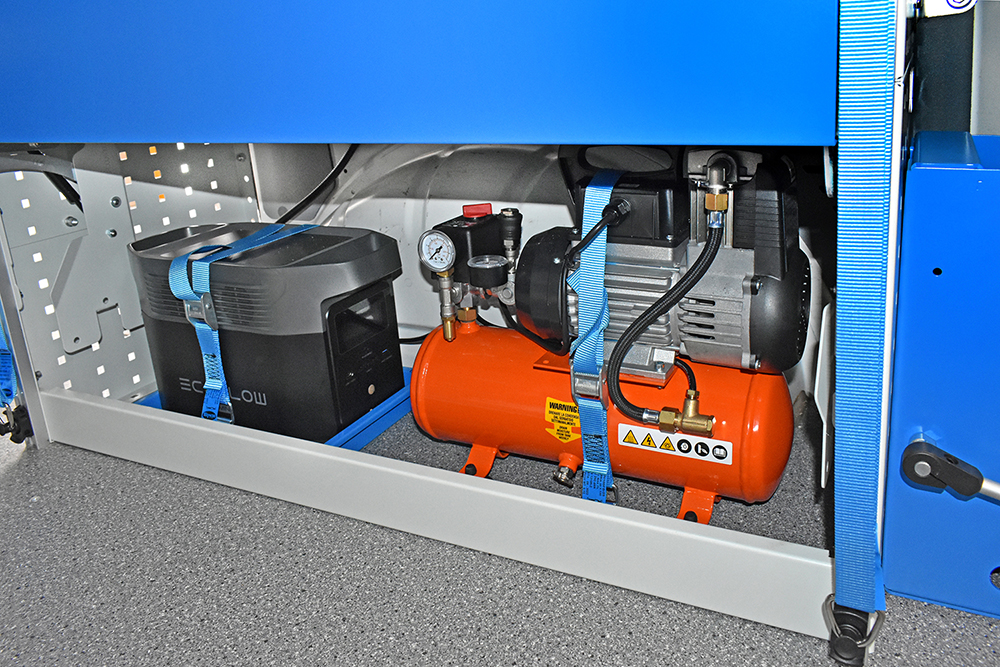 Power Station Ecoflow integrata nell’allestimento Syncro a bordo di Daily Friuli