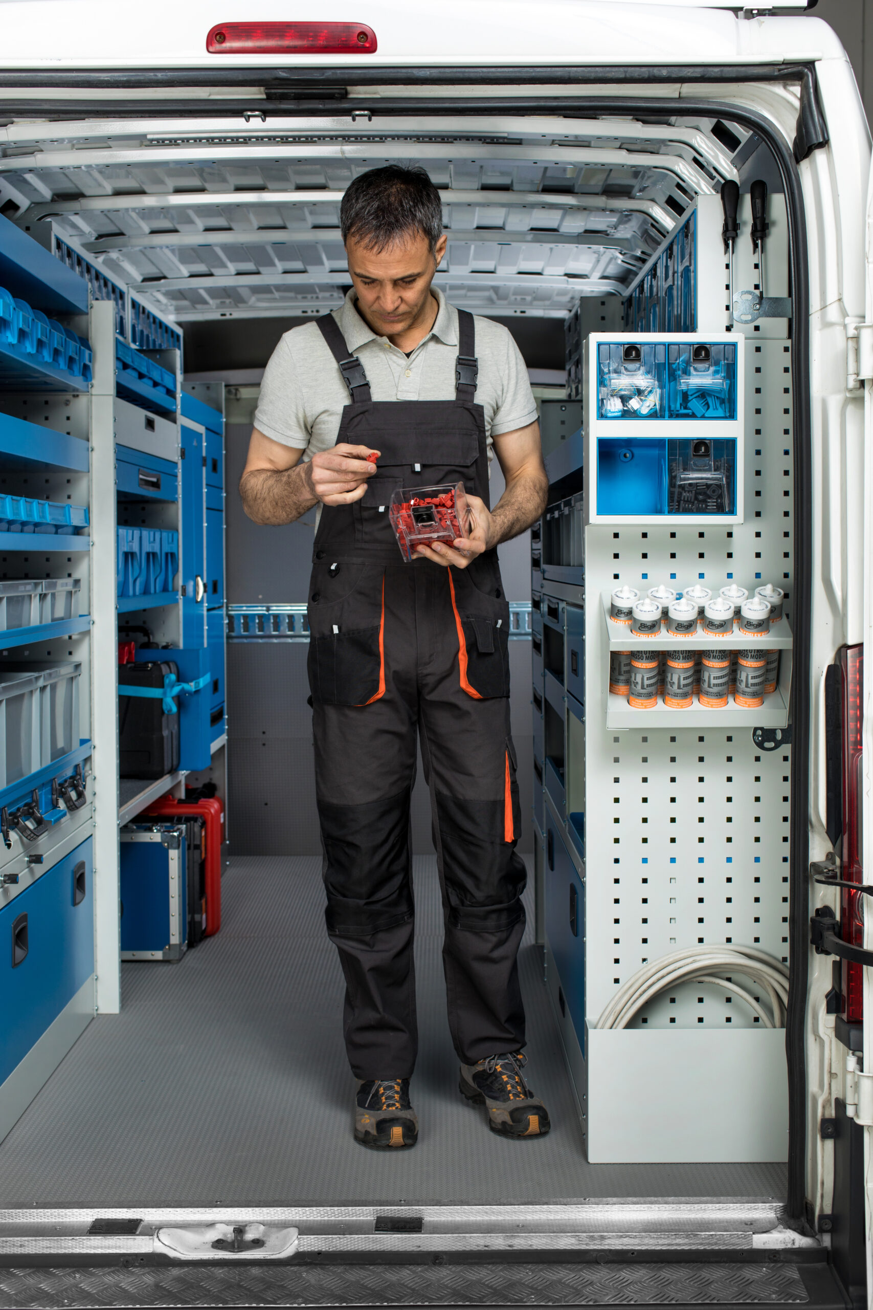 cassettino trasparente basculante Syncro Friuli