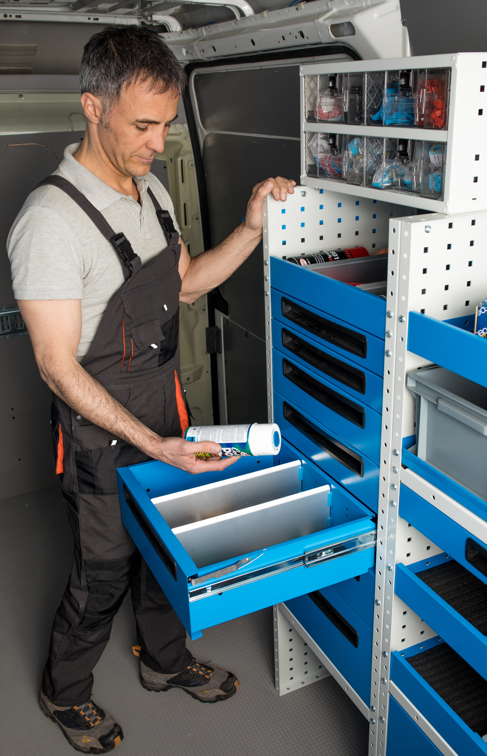 cassetto metallico aperto Syncro Friuli